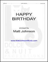 Happy Birthday - Introduction piano sheet music cover